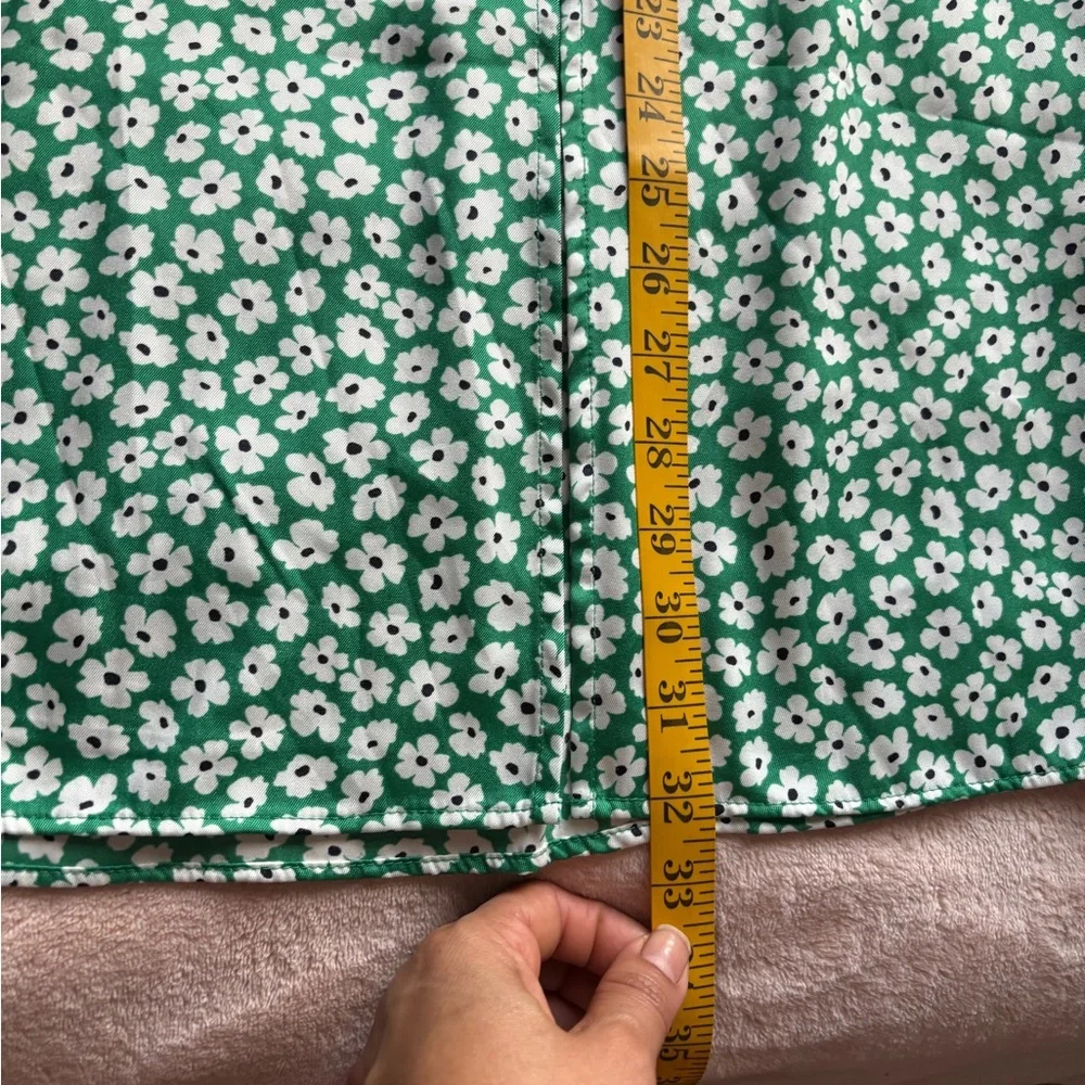 Loft Floral Slit Midi Skirt SZ 6